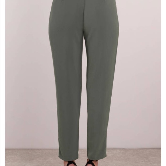 Tobi Olive Tapered Pants - Picture 5 of 7